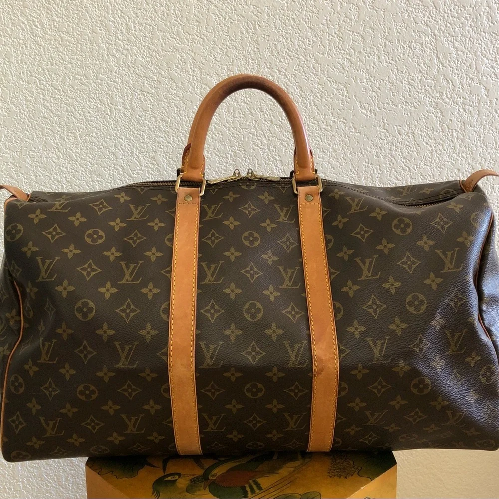 Authentic LV Keepal 50 Duffel Bag